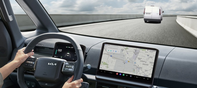 Wide front view for safer driving