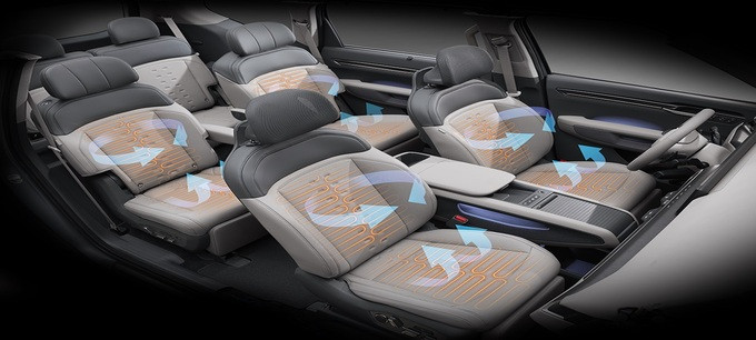 Heated & ventilated front seats